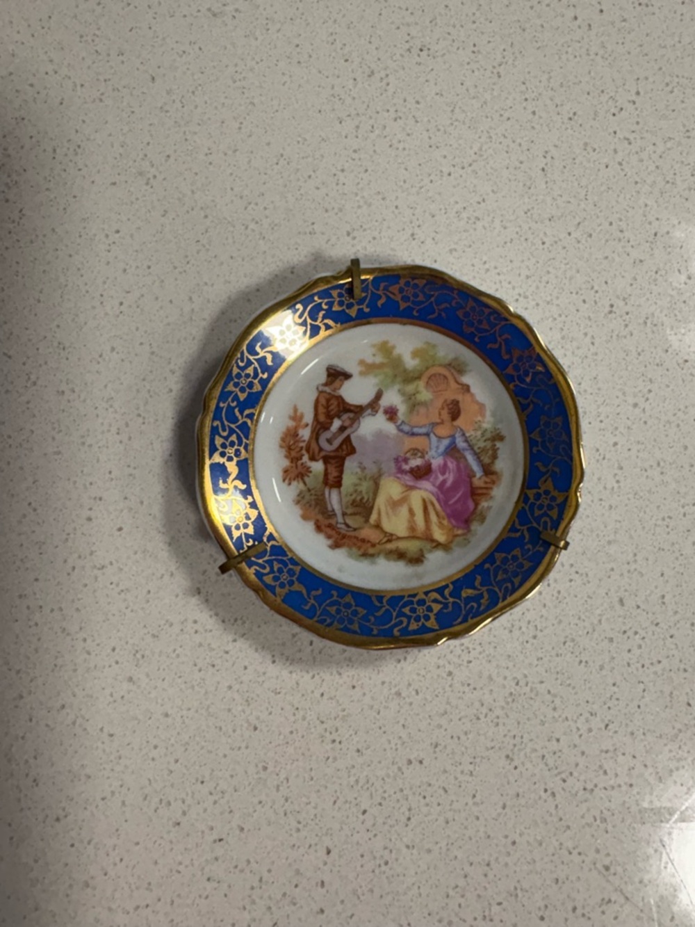 Limoges small 3 inch decorative plate